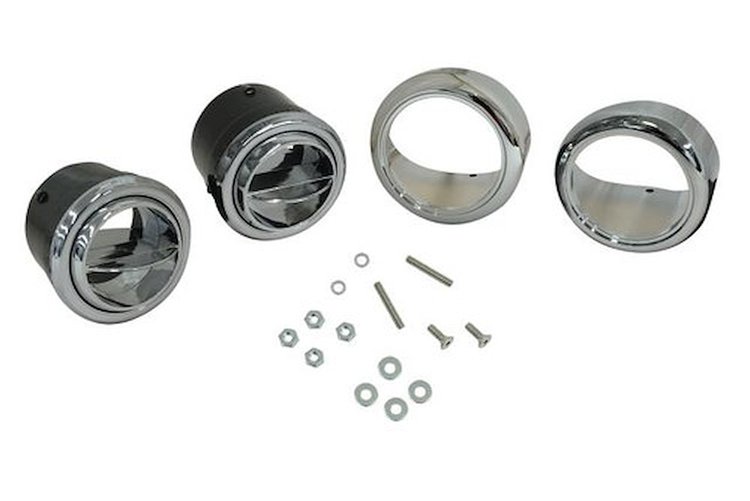 492199 Louver Kit for 1955-1959 Chevrolet Truck [Chrome]