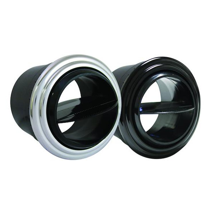 BLK UNDER DASH BALL 2in HA PAIR