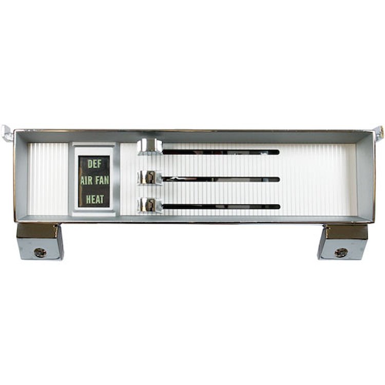 49766-LCI SureFit Replacement Heater Control Panel for 1967-1972 Chevrolet & GMC Trucks, without Factory Air