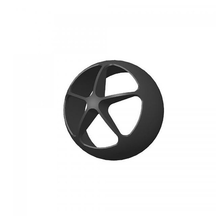 499240 Penta Astro Vent Louver Ball [Black Anodized]