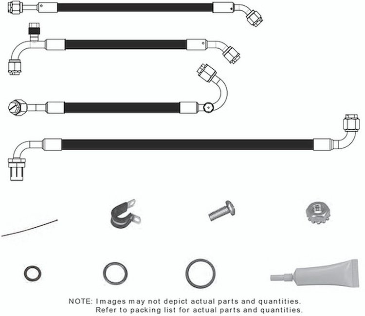 511173 SureFit Reduced Barrier Standard Hose Kit for 1967-1972 Ford F-100 V8