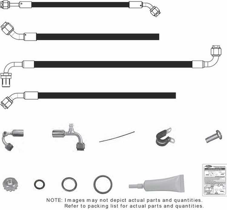 511174 SureFit Reduced Barrier Modified Hose Kit for 1967-1972 Ford F-100