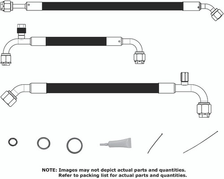 521086 SureFit Reduced Barrier Standard Hose Kit for 1968-1972 Pontiac GTO, LeMans, Tempest V8
