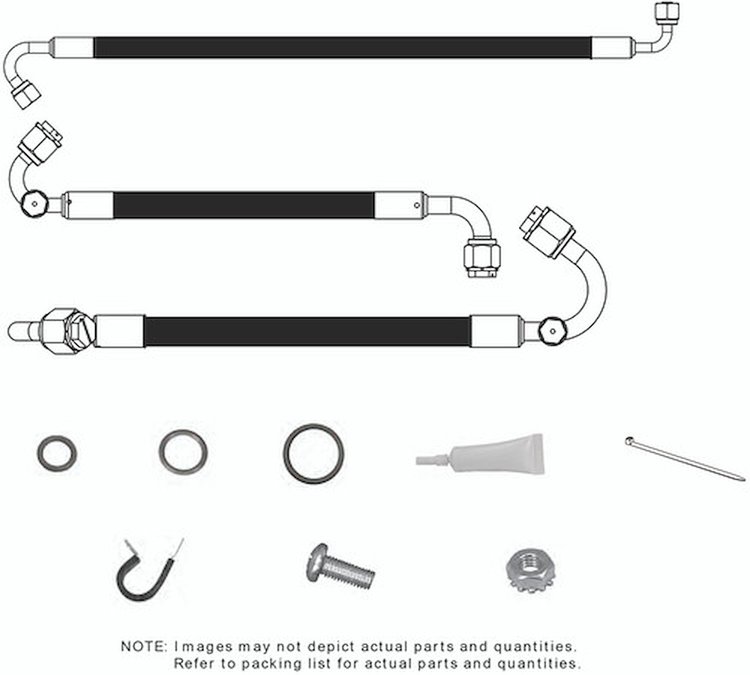 521199 SureFit Reduced Barrier Standard Hose Kit Fits Select 1955-1957 Chevy Trucks