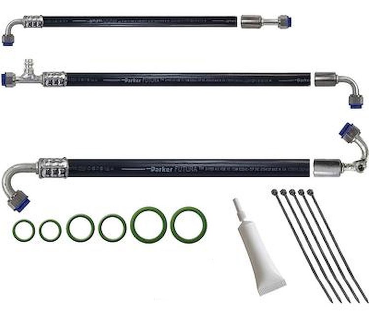521216 SureFit Reduced Barrier A/C Hose Kit 1968-1983 Toyota FJ40, Modified
