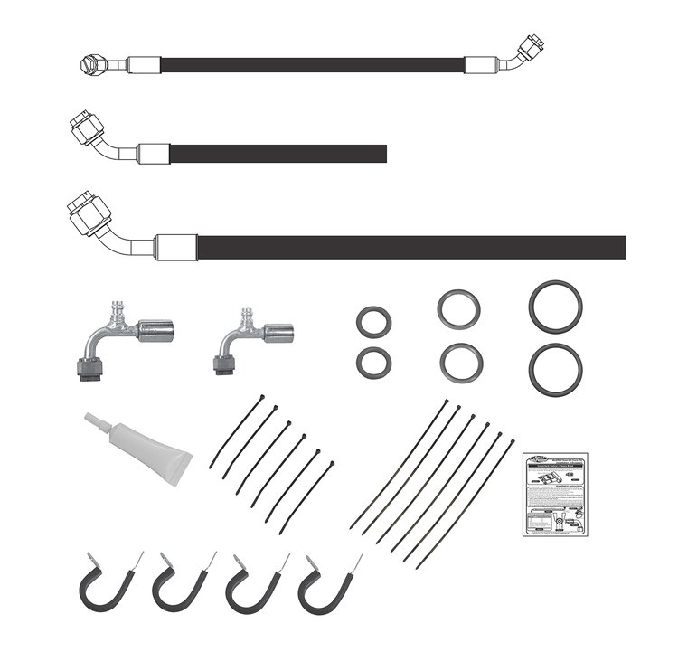 521291 SureFit Reduced Barrier Modified Hose Kit for 1967-1968 Chevrolet Camaro/Pontiac Firebird