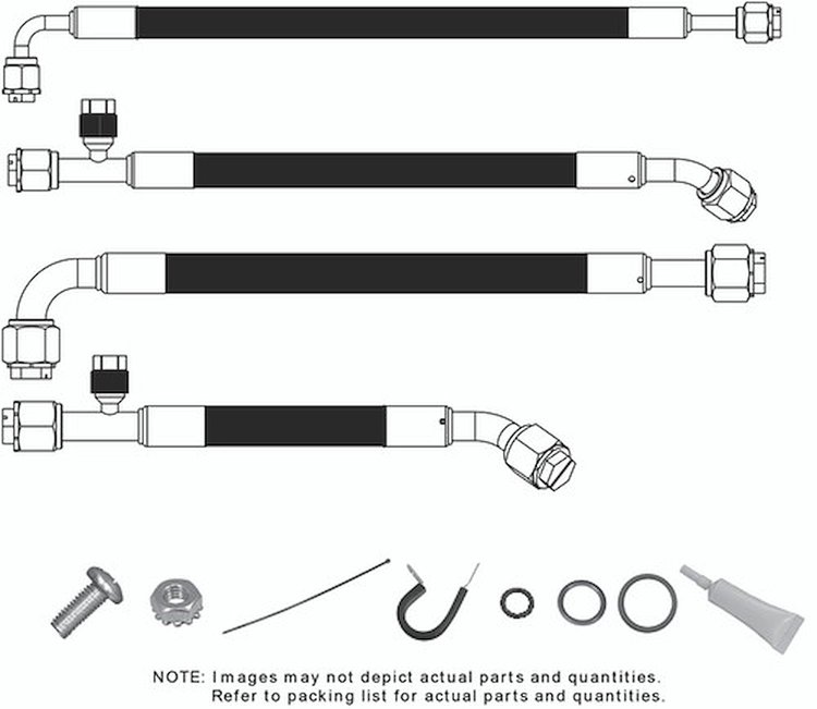 524464 SureFit Reduced Barrier Standard Hose Kit for 1986-1987 Grand National w/Factory Air