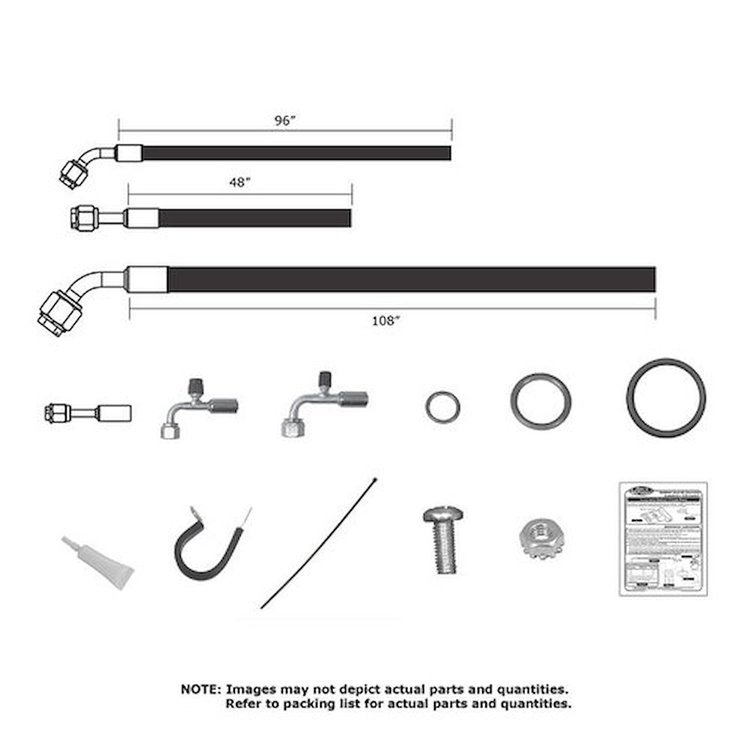 524475 SureFit Reduced Barrier Modified Hose Kit for 1970-1972 Chevrolet Monte Carlo