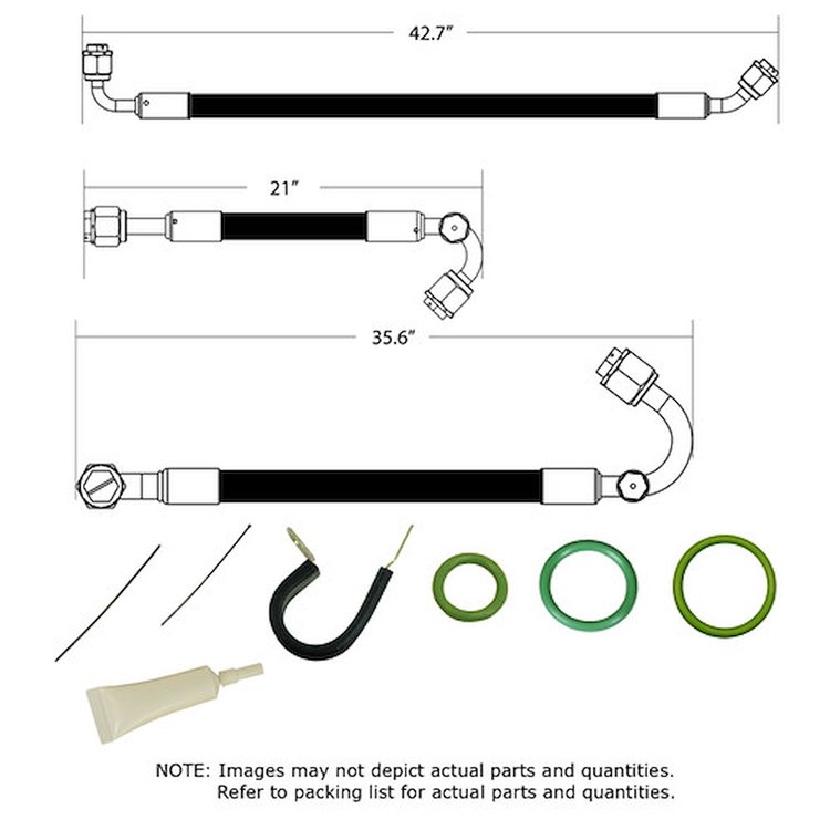 HOSE KIT STD 55-56 CHEVY