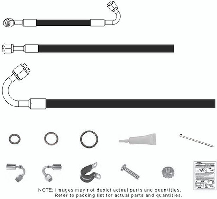 526006 SureFit Reduced Barrier Modified Hose Kit Fits Select 1947-1955 Chevrolet Trucks w/6-Cylinder