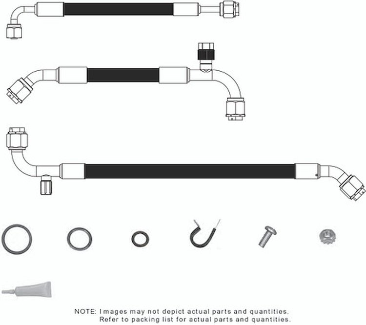 526704 SureFit Reduced Barrier Standard Hose Kit Fits Select 1960-1966 Chevrolet Trucks w/6-Cylinder