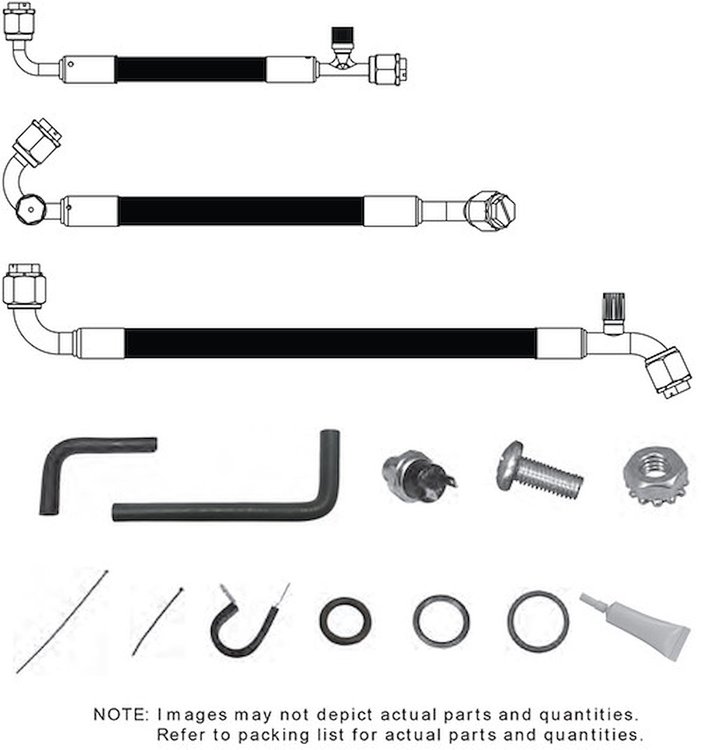 526763 SureFit Reduced Barrier Standard Hose Kit for 1963-1967 Chevrolet Corvette w/o Factory Air