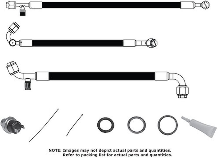 526776 SureFit Reduced Barrier Standard Hose Kit for 1963-1967 Chevrolet Corvette w/Factory Air