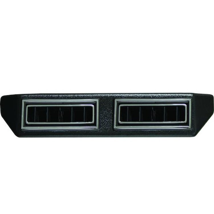 630190 Double Under Dash Louver Assembly [Black w/Chrome Accent]