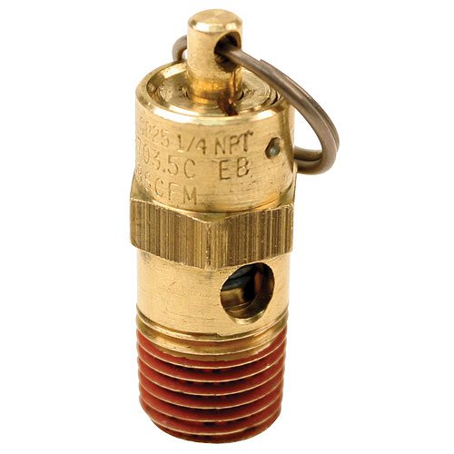 Safety Pressure Valve 1/4" NPT Male Thread