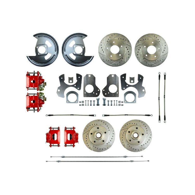 Rear Plus 2 Disc Brake Conversion Kit 1971-81 GM Includes: