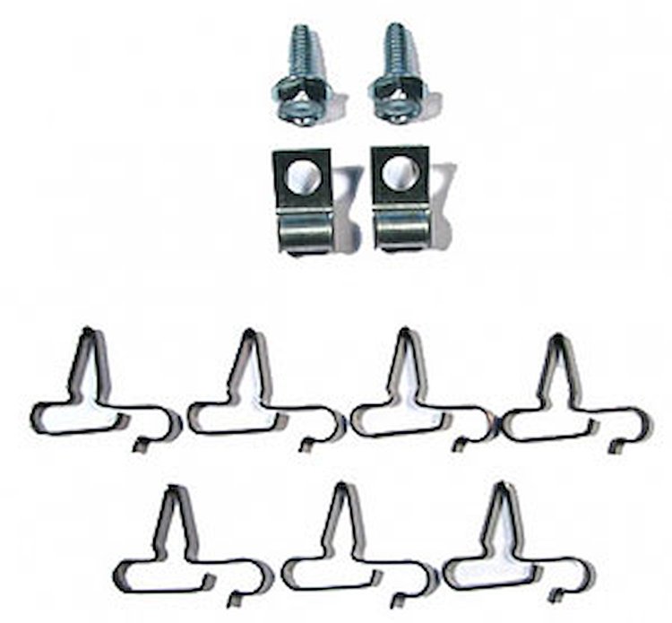 Fuel Line Clip Set 1967-72 Barracuda, Dart, Duster, Valiant