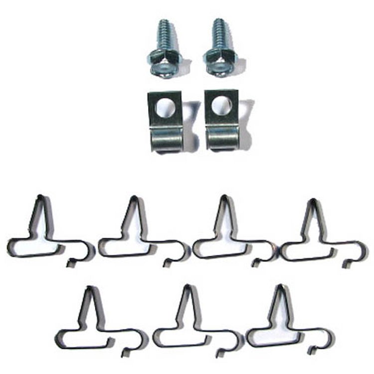 Fuel Line Clip Set 1967-72 Barracuda, Dart, Duster, Valiant