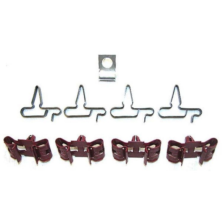 66 -67 Excl. RA AND HO - Brake Line Clips 9 Pcs.