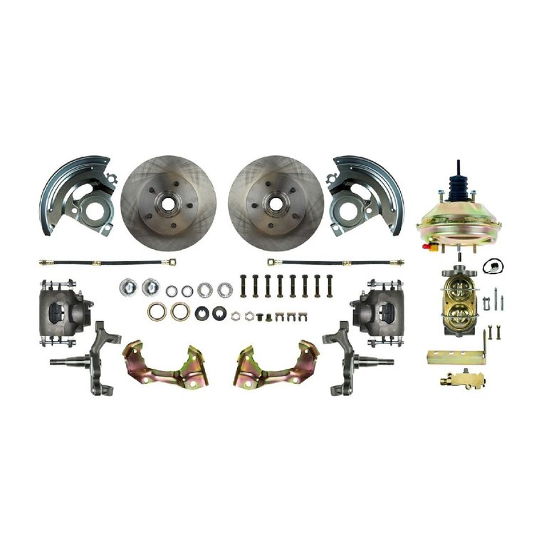 62 - "67 X Body GM, Drop, 3-Stud Booster - Power Disc Conversion