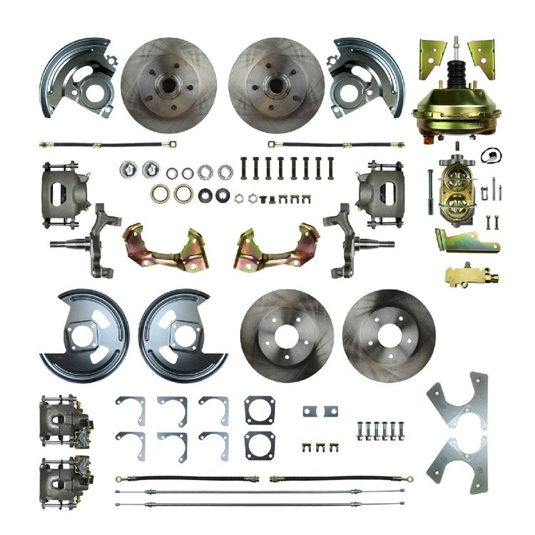 4 Wheel Disc Brake Conversion Kit 1964-1972 GM A-Body