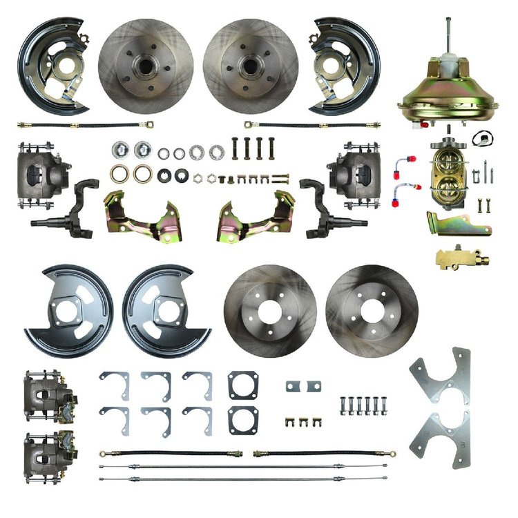 4 Wheel Disc Brake Conversion Kit 1967-1969 GM F-Body
