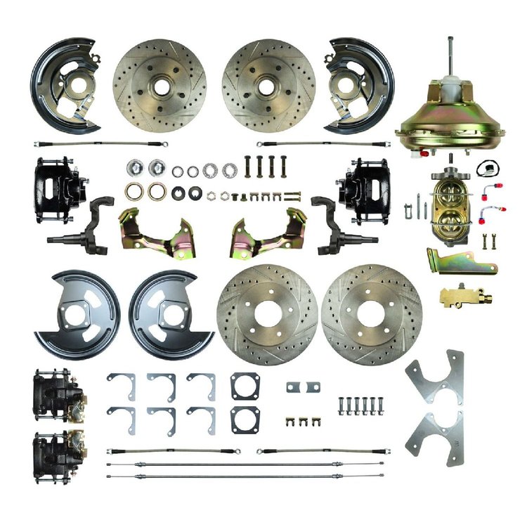 4 Wheel Premium Power Disc Brake Conversion Kit Camaro/Nova