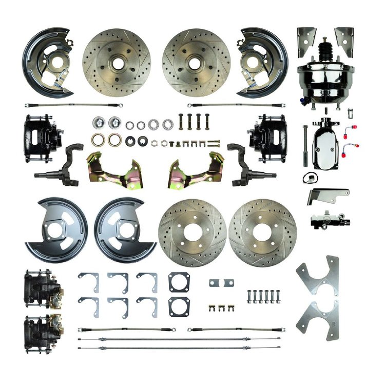 4 Wheel Premium Power Disc Brake Conversion Kit 1967-69 GM F-Body