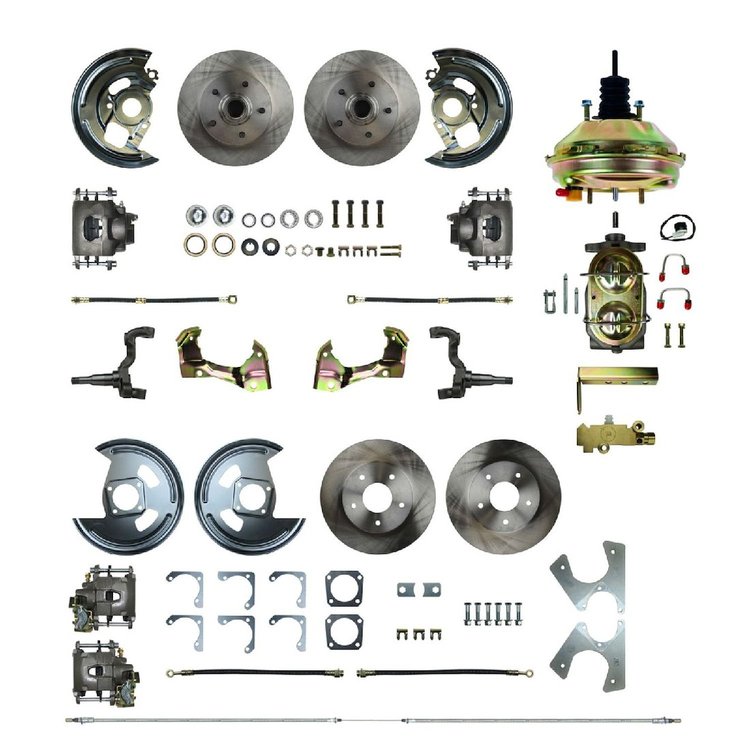 64 - 67 IN.XIN. Body 4 Wheel Power Disc Conversion 3 Stud Booster Master Cylinder AND Rear Conversion Invoiced Below