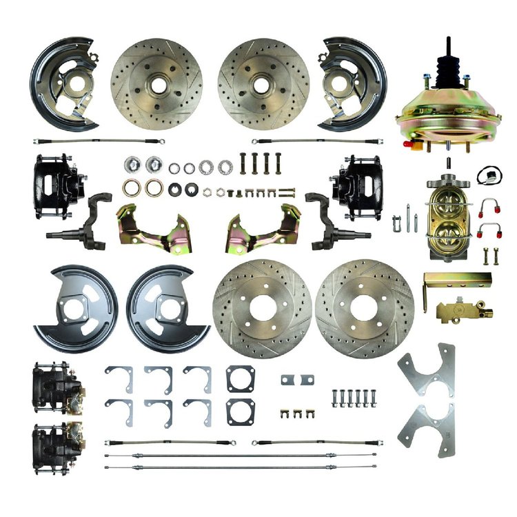 4 Wheel Disc Brake Conversion Kit 1966 GM X-Body - Chevy II