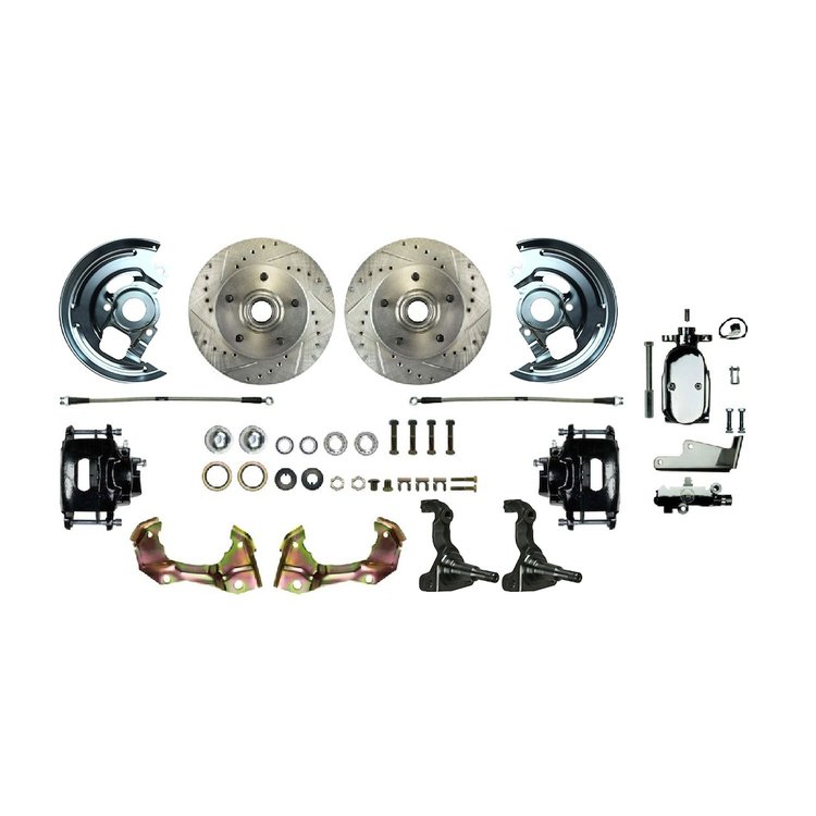 "64 - "72 A Body GM, Black Show"N Go, Chrome - Manual Disc Conversion