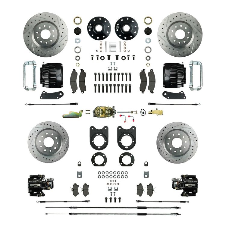 Signature Front Big Brake Kit With Manual Brake Master Cylinder