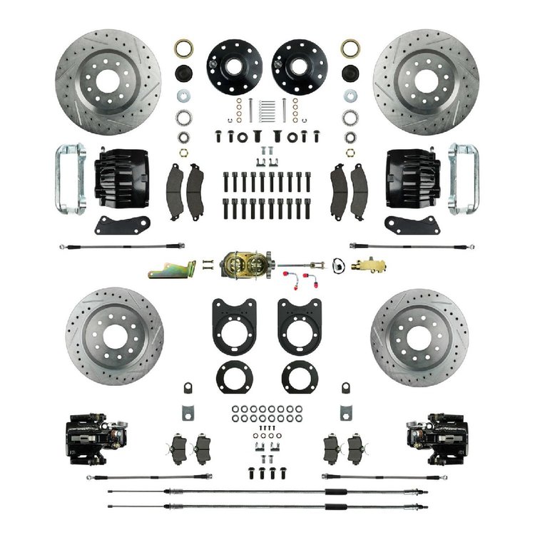 Signature 4-Wheel Big Brake Conversion Kit With Manual Brake Master Cylinder