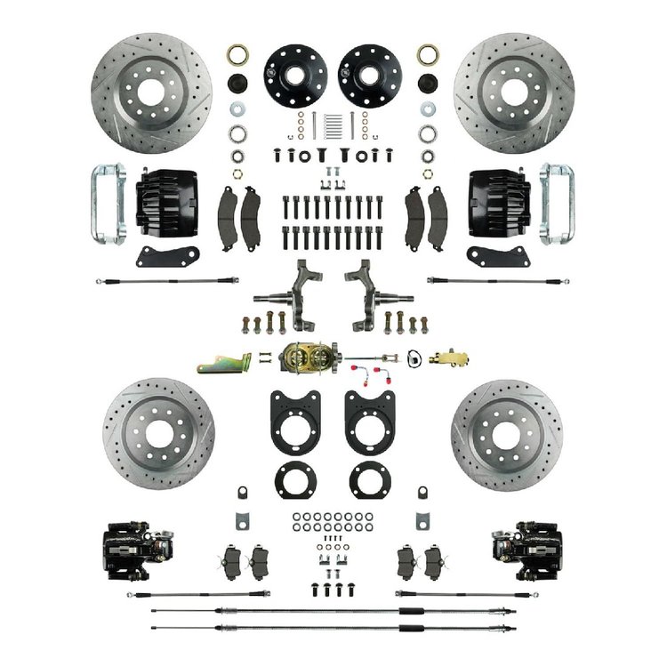 Signature 4-Wheel Big Brake Conversion Kit With Manual Brake Master Cylinder