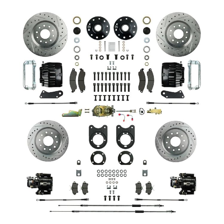 Signature 4-Wheel Big Brake Conversion Kit 10 & 12 Bolt Staggered Shock Rear Kit