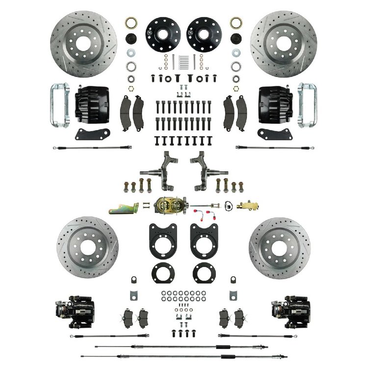 Signature 4-Wheel Big Brake Conversion Kit With Manual Brake Master Cylinder