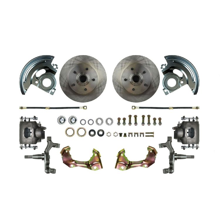 62 - "67 X Body GM, Drop - Disc Brake Wheel Kit