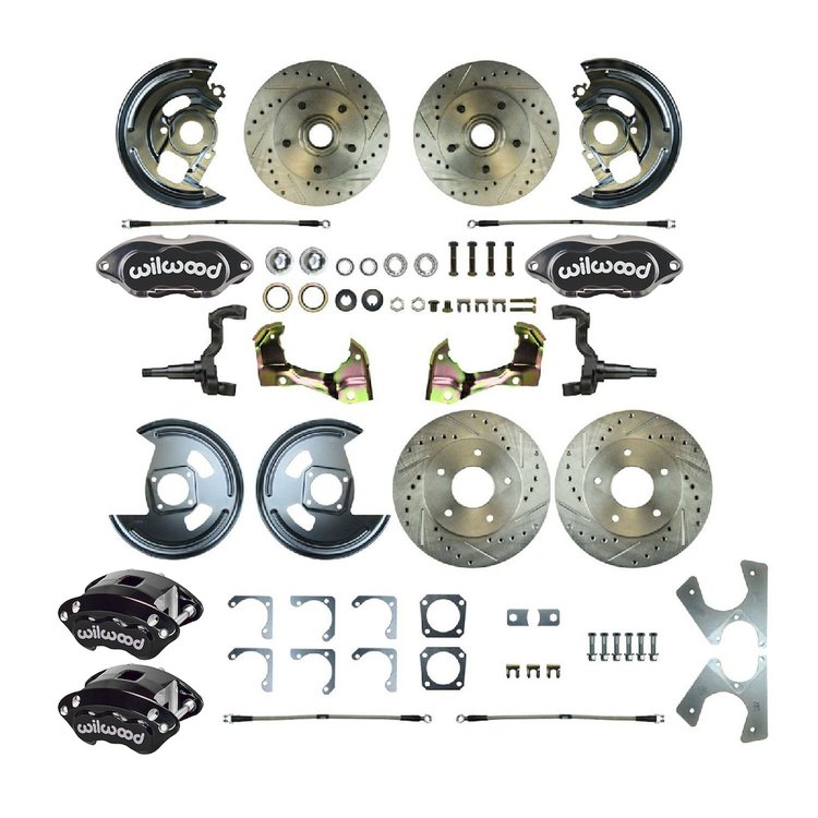 AFXWK23CS 4 Wheel 'At The Wheel' Big Brake Upgrade Kit 1962-1967 Chevrolet Chevy II