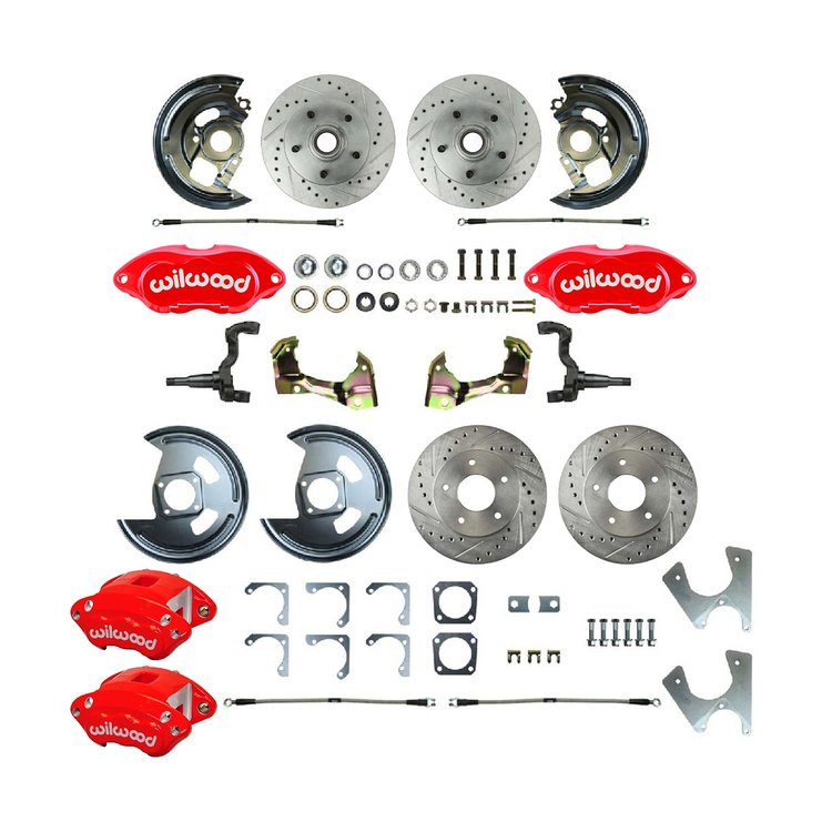AFXWK25CZ 4 Wheel 'At The Wheel' Big Brake Upgrade Kit 1969 GM F/X-Body