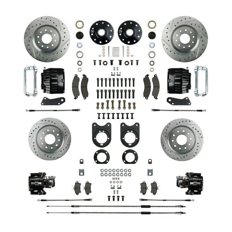 Signature 4-Wheel Big Brake Conversion Kit 10 & 12 Bolt Non-Staggered Shock Rear Kit
