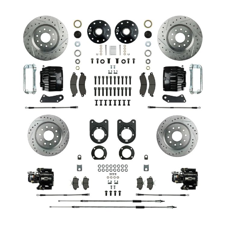 Signature 4-Wheel Big Brake Conversion Kit 10 & 12 Bolt Staggered Shock Rear Kit