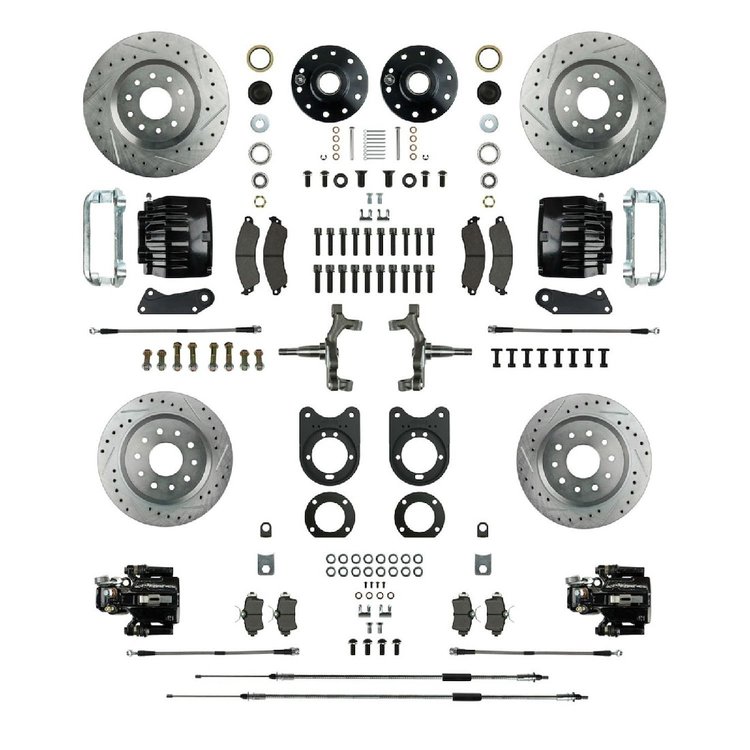 Signature 4-Wheel Big Brake Conversion Kit 10 & 12 Bolt Staggered Shock Rear Kit