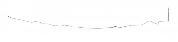 77 -82 1/4 116 Wheel Base - Front to Rear Return Line - Stainless