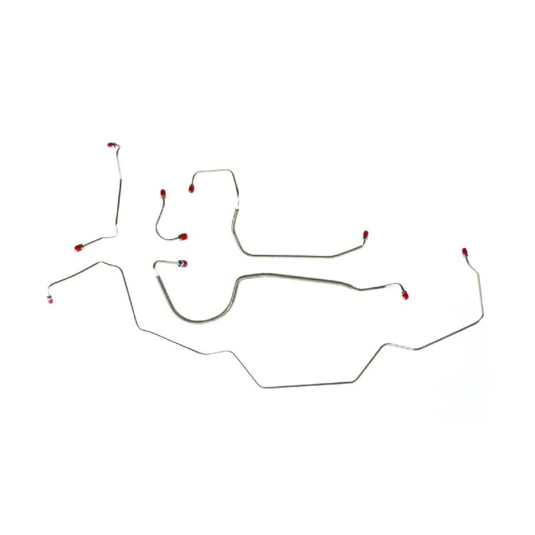 68 Std. Disc - Front Brake Line Kit 5 Pcs.