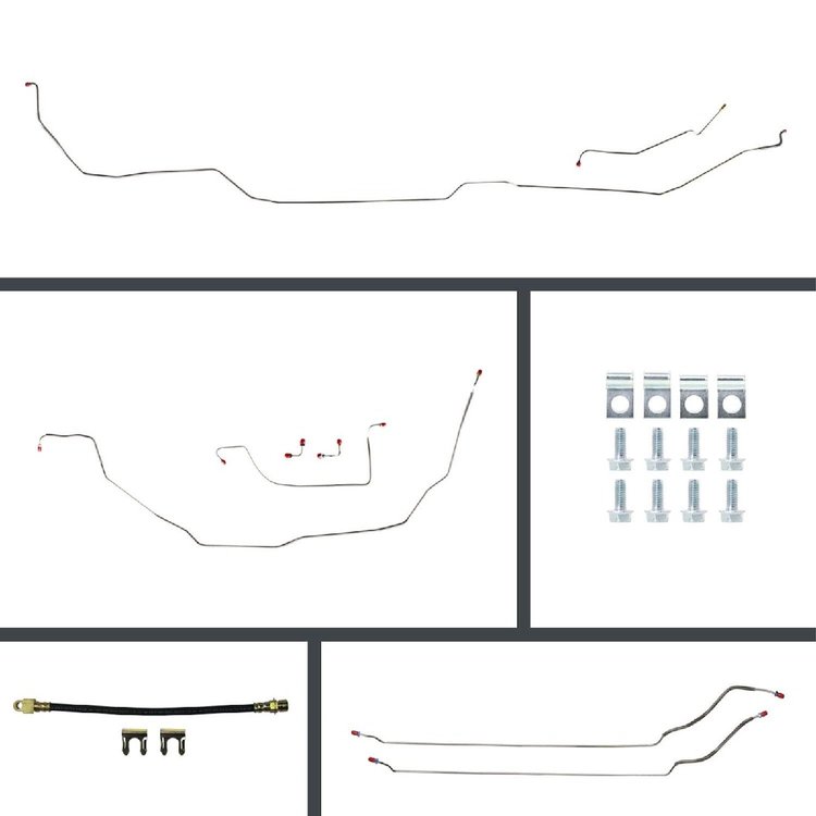 OE Steel Power Brake Line Kit 1969-71 Oldsmobile 442