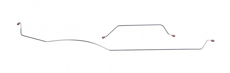 61 -62 All Cars - Rear Axle Brake Lines - Stainless