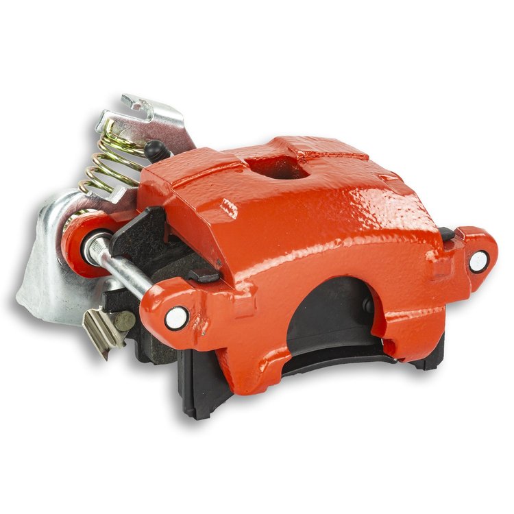 Left Rear Disc Brake Caliper Red Finish