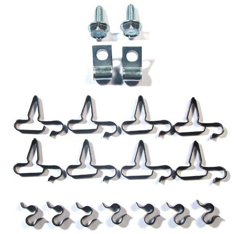 68 -70 B Body 5/16 x 1/4 Fuel Line Clip Set 19 pcs.