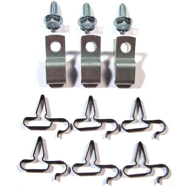 71 -74 B Body 3/8 x 5/16 Fuel Line Clip Set 11 pcs.