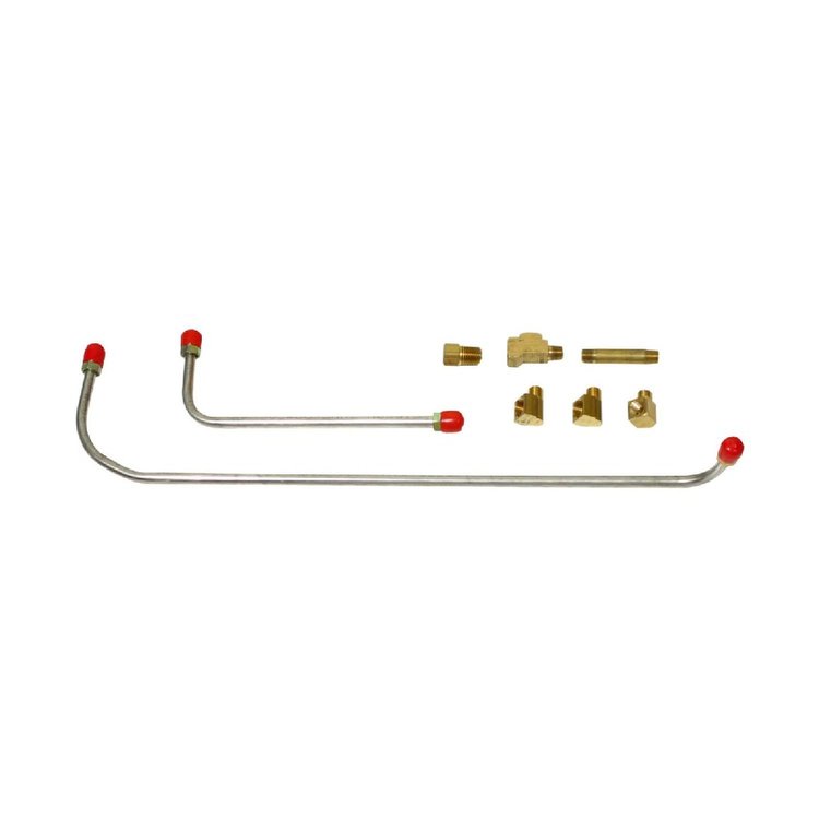56 V-8 Dual 4BBL - Fuel Pump to Carb. Line 8 Pcs.